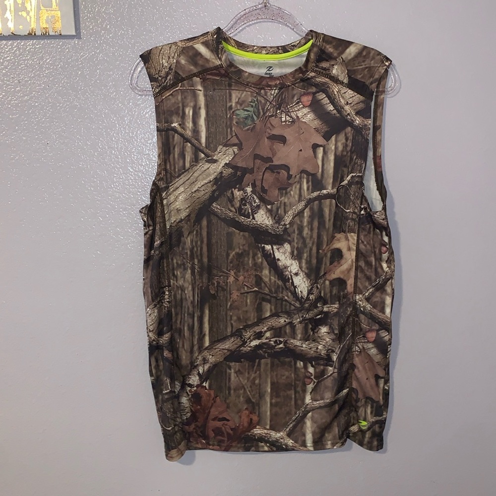 Energy Zone Break Up Infinity loose fit camo sleeveless athletic shirt